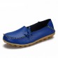 Hosteven Womens Genuine Leather Shoes Soft Leisure Moccasins Casual Flat Loafers Female Footwear