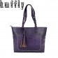 KMFFLY Womens PU Leather Shoulder Tote Large Messenger Bag Designer Faux Leather Handbag