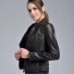 Spring Guaranteed Genuine Leather Jacket Woman Black Stand Collar Elegant Sheepskin Leather Jacket Short Plus Size 