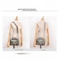 Beaumais Womens PU Leather Shoulder Handbag Landscape Print Pattern Casual Messenger Bag