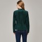 ESCALIER Womens Genuine Leather Jacket Casual Outerwear Spring Autumn Fashion Sizes XXS-XXXL