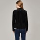 ESCALIER Womens Genuine Leather Jacket Casual Outerwear Spring Autumn Fashion Sizes XXS-XXXL