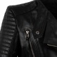  JAZZEVAR Womens Genuine Leather Motorcycle Jacket High Fashion Short Outerwear Top Quality