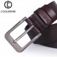 COOLERFIRE Mens Genuine Leather Belt Metal Buckle High Quality Luxury Design Cowboy Style