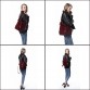 Nico Louise Womens Real Split Suede Leather Shoulder Bag Organic Cotton Lining Ladies Casual Handbag Hobo Messenger Tote 