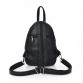 QiBoLu Womens Mini Black Backpack Teenage Girls School Bag PU Leather Mochilas Mujer Feminina Sac a Dos Femme