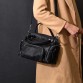 QiBoLu Womens PU Leather Boston Handbag Vintage Shoulder Crossbody Tote Bolsas Feminina Bolsos Mujer Sac a Main Dames Tassen