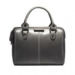 JASMIN NOIR Womens Real Leather Boston Handbag High Quality Shoulder Bag Luxury Crossbody Purse