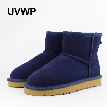 UVWP Brand Free Shipping Hot Sale Women Snow Boots 100 Genuine Cowhide Leather Ankle Boots Warm Winter Boots Woman Shoes32632580437