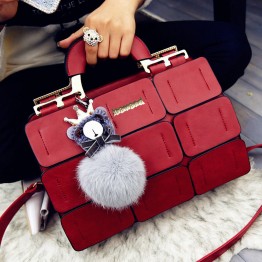 Kavard Womens PU Leather Boston Bag Ladies Luxury Designer Handbag